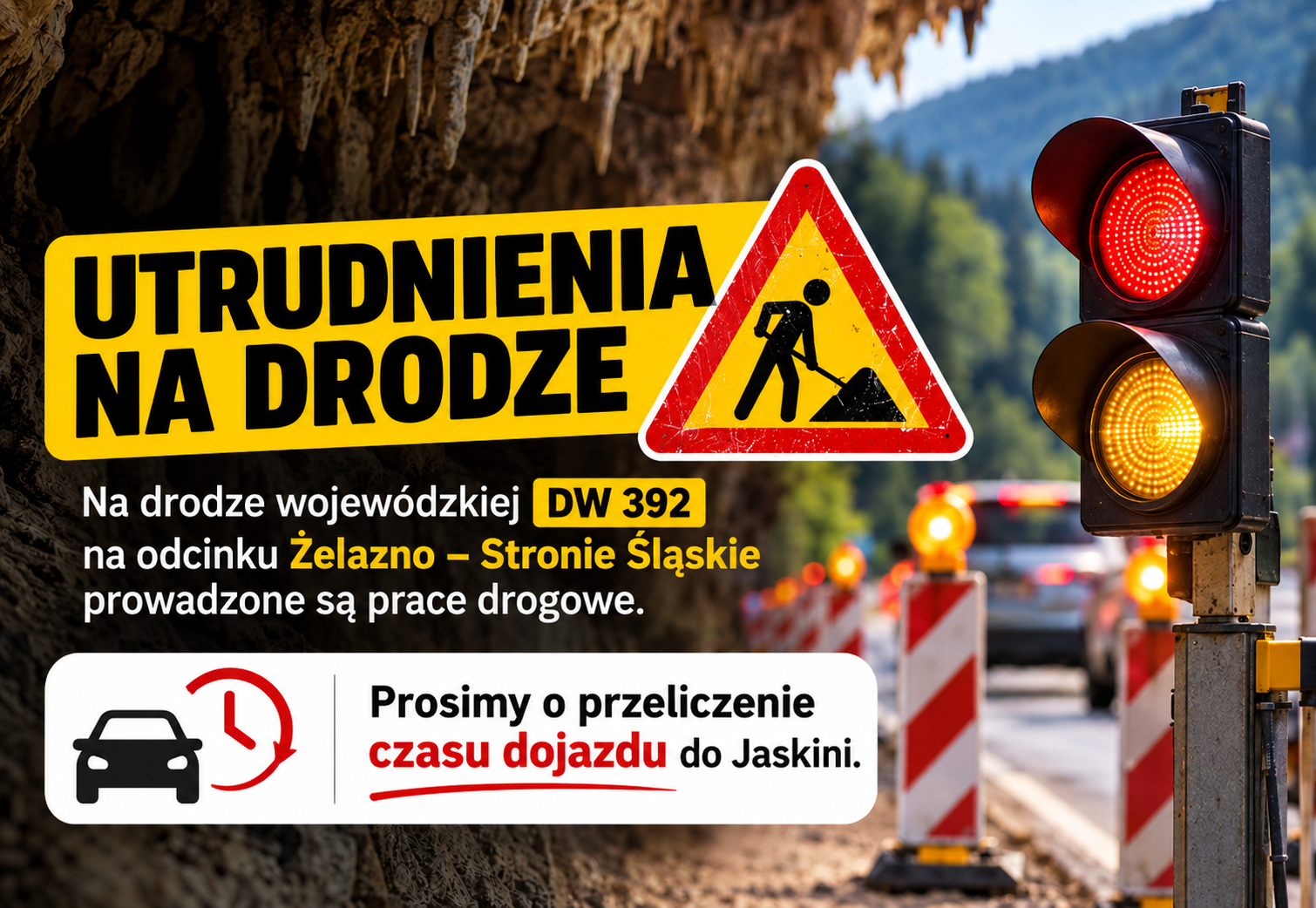 Prace drogowe DW 392